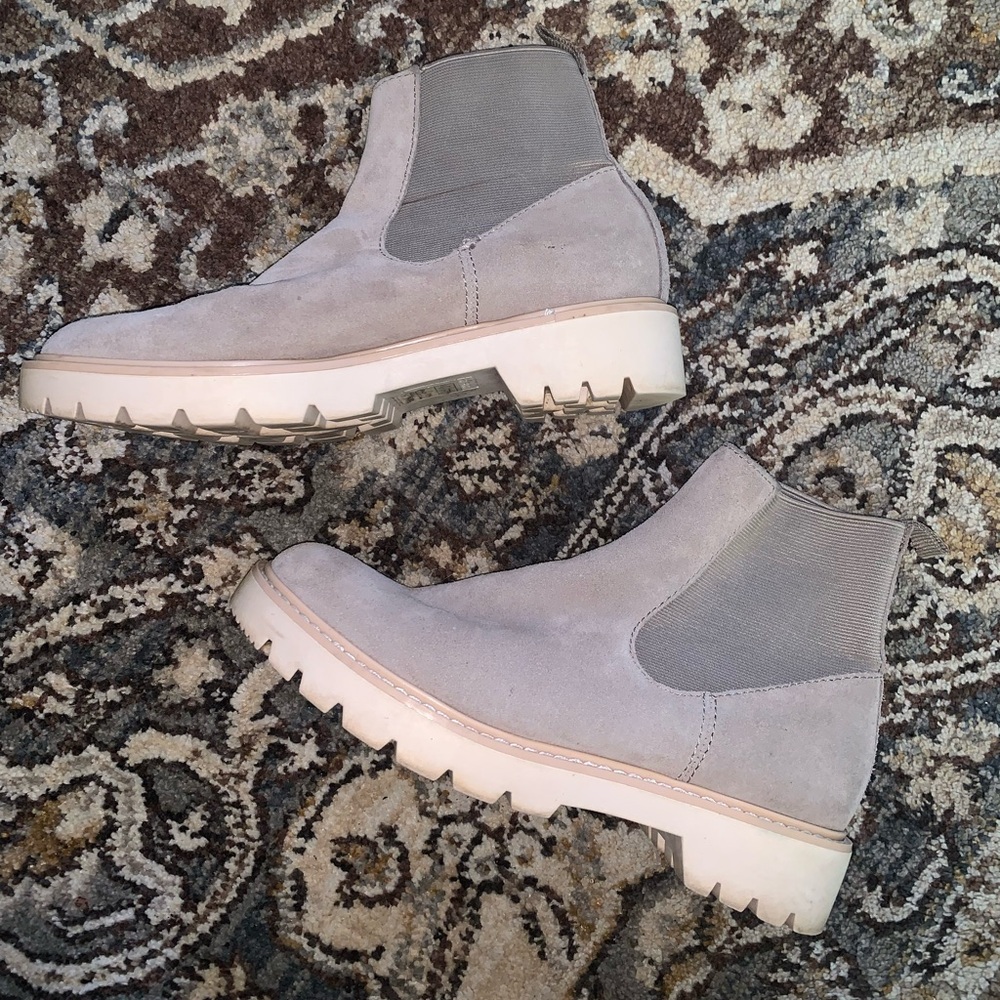 Dolce Vita Women’s Pepper Suede Leather Ankle Boots size 6.5M